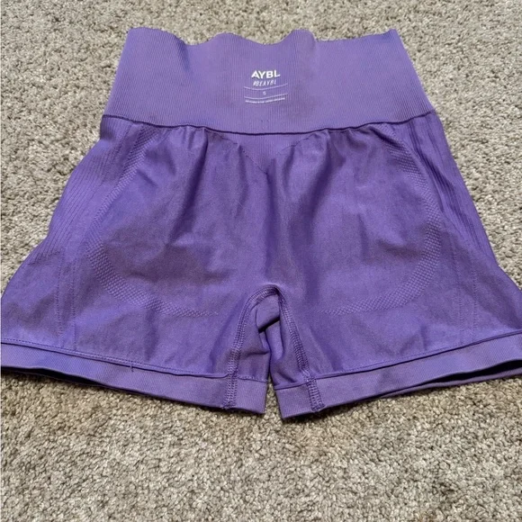 AYBL Women's Athletic Shorts in Purple - Picture 8 of 8